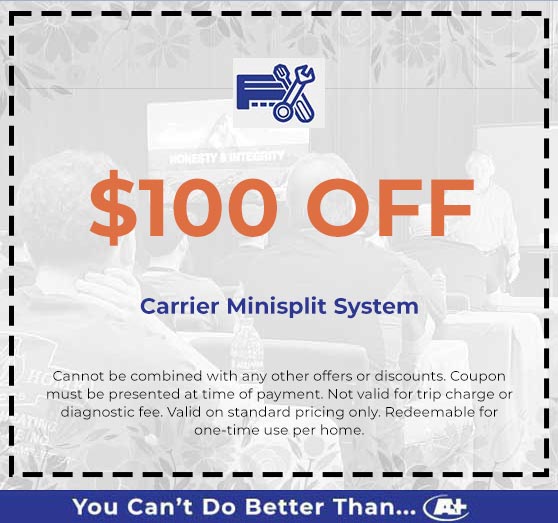 A-Plus Air Conditioning & Home Solutions - Discounts on Carrier Minisplit System 