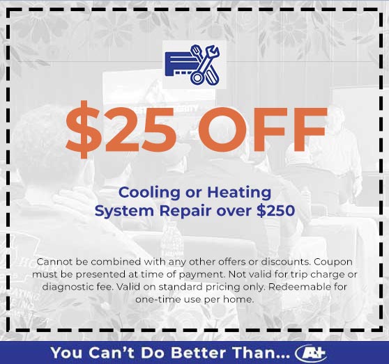 A-Plus Air Conditioning & Home Solutions - Discounts on Cooling or Heating System Repair